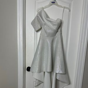 Glitter Formal Off Shoulder Dress